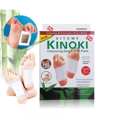 KIYOME KINOKI Detox Foot Pads Herbal Patches treatment Cleansing ( 1 pack 10 pcs)